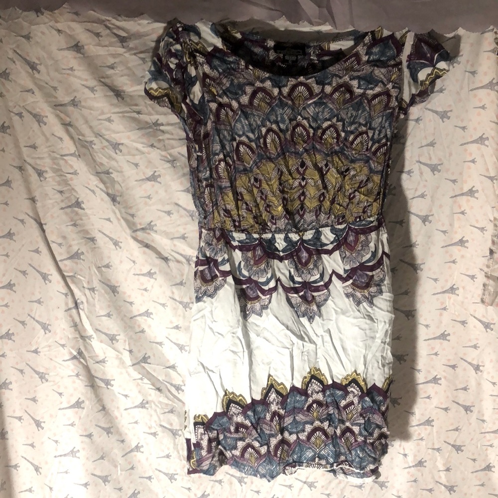 Open back pattern dress